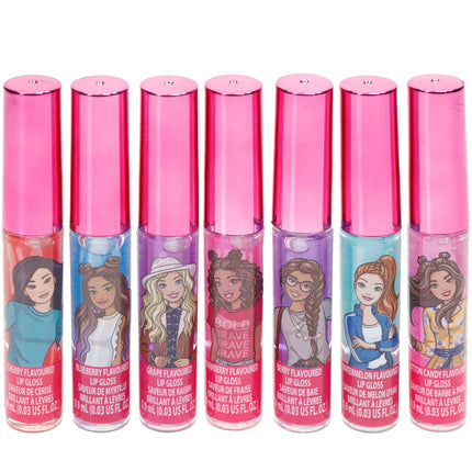 Buy Townley Girl Barbie Movie 7 Piece Vegan Plant Based Party Favor Lip Gloss Makeup Set for Girls Kids in India