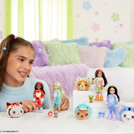Buy Barbie Cutie Reveal Chelsea Doll & Accessories, Animal Plush Costume & 6 Surprises Including Color Change, Bunny as Koala in India