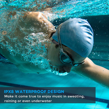 Buy MTYBBYH Waterproof Headphones for Swimming,IPX8 Waterproof 8GB MP3 Player Sports Swimming Headphones in India.