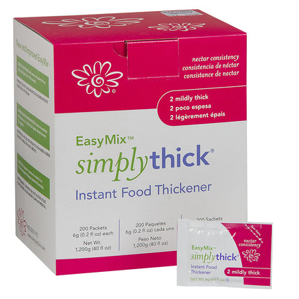 Buy SimplyThick EasyMix | 200 Count of 6g Individual Packets | Gel Thickener for Those with Dysphagi in India