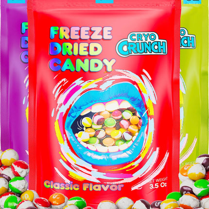 Freeze Dried Candy Rainbow Original (3.5oz-7oz-16oz) By CRYO CRUNCH - Candy Freeze Dried US Made Freeze Dry Candy Freeze Dried Candy Cheap Dry Freeze Candy Free Dry Candy Dehydrated Candy