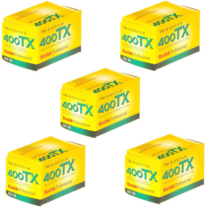 Buy Kodak Tri-X 400TX Professional ISO 400, 36mm, Black and White Film Pack of 5 in India.