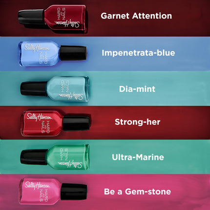 Sally Hansen - Hard as Nails Color - Iridescent Sea - Garnet Attention - 0.45 Fl oz(Pack of 1)