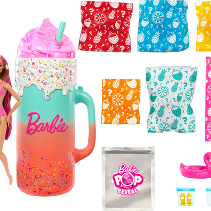 Buy Barbie Pop Reveal Doll & Accessories, Rise & Surprise Fruit Series Gift Set in India