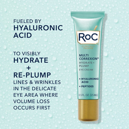 Buy RoC Multi Correxion Hyaluronic Acid Anti Aging Under Eye Cream for Puffiness & Dark Circles in India