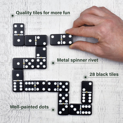 Buy Dominos Set for Adults and Kids - Dominoes - Domino Classic Board Games, Christmas Games in India.