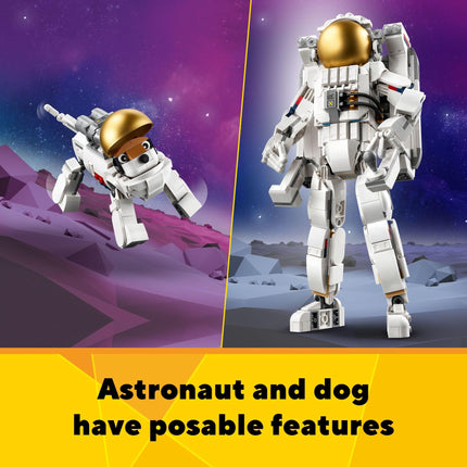 Buy LEGO Creator 3 in 1 Space Astronaut Toy, Building Set Transforms from Astronaut Figure to Space in India.