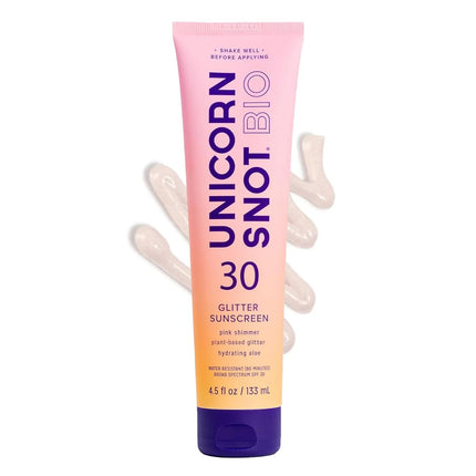 Buy Unicorn Snot Glitter Sunscreen Lotion - SPF 30 Shimmer Sunscreen for Face & Body Glow - UVA/UVB Prot. in India.