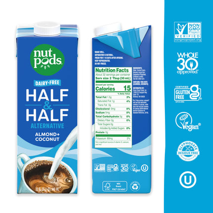 Buy nutpods unsweetened Half & Half Dairy-Free Coffee Creamer in India