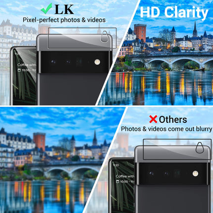 Buy LK 2+2 Designed for Google Pixel 6 Pro Flexible TPU Film Screen Protector + 2 Pack Temp in India