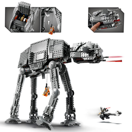 LEGO® Star Wars™ AT-AT™ 75288 Building Kit,AT-AT Walker Building Toy;Universe and Recreate Classic Star Wars Trilogy Scenes