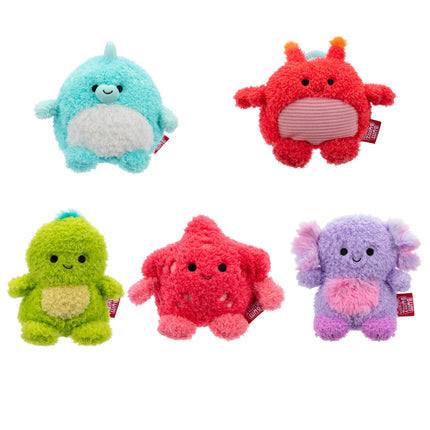 BumBumz 4.5-inch AquaBumz Plush 5-Pack - Blowfish Bree, Axolotl Alaina, Crab Chandler, Turtle Troy, and Starfish Sandrine Collectible Stuffed Toys - from The Makers of Original Squishmallows