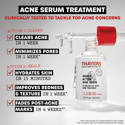 buy Thayers Double Action Acne Serum with Salicylic Acid, Acne Treatment Face Serum with 2% Salicylic Acid in India