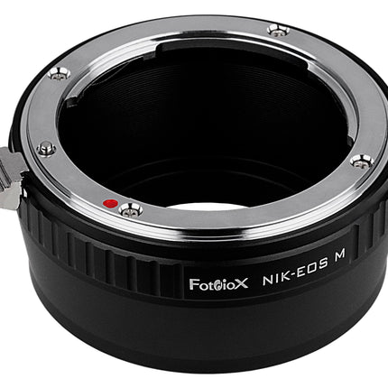 Fotodiox Lens Mount Adapter Compatible with Nikon F-Mount Lenses to Canon EOS M EF-M Mount Cameras