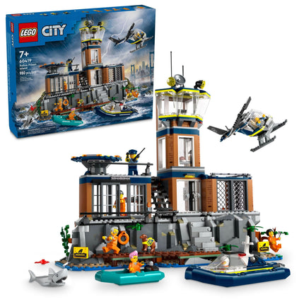 buy LEGO City Police Prison Island Toy Building Set, Birthday Gift for Boys and Girls Ages 7 Plus, in India