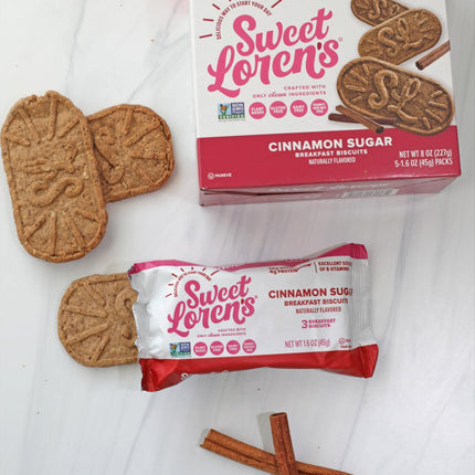 Buy Sweet Loren's Breakfast Biscuits | Cinnamon Sugar | Gluten Free, Dairy Free, Nut Free Snacks | 3 in India