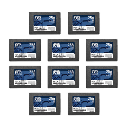 Buy Patriot P210 SATA 3 256GB SSD 2.5 Inch Internal Solid State Drive 10 Pack in India