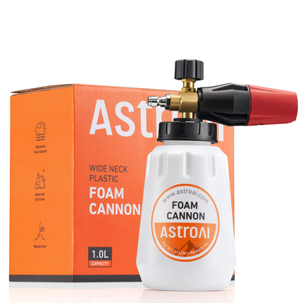 Buy AstroAI Foam Cannon, Heavy Duty Car Foam Blaster Wide Neck Adjustable Snow Foam Lance and Thick in India.