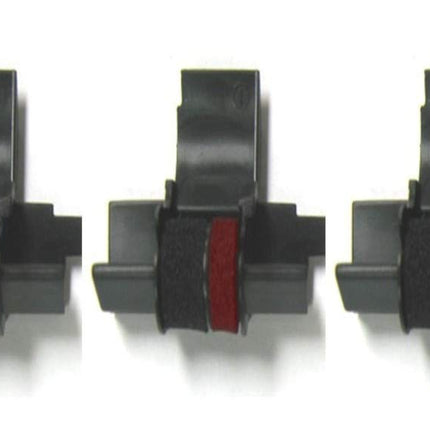 (3 Pack) COMPUMATIC Compatible/Replacement Calculator Ink Roller for Sharp EL-1611V, EL-1750V, EL-1801V and More Black/Red IR-40T Replaces EA-772R