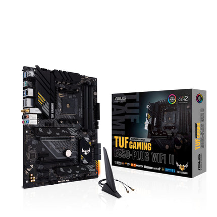 Buy ASUS TUF Gaming B550-PLUS WiFi II AMD AM4 Motherboard in India.