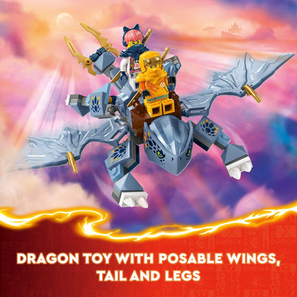 Buy LEGO NINJAGO Young Dragon Riyu Playset with 3 Ninja Minifigures for Independent Play, Buildable Ninja Toy Model in India.