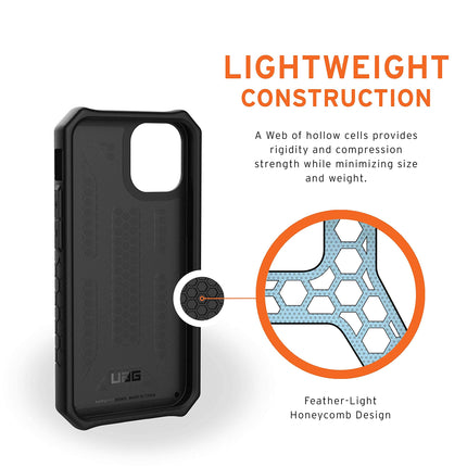 URBAN ARMOR GEAR UAG Designed for iPhone 12 Mini Case [5.4-inch Screen] Rugged Lightweight Slim Shockproof Premium Monarch Protective Cover, Crimson
