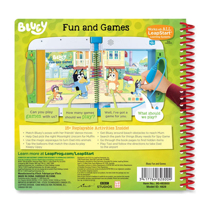 LeapFrog LeapStart Bluey Fun and Games