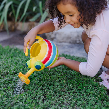 Melissa & Doug Sunny Patch Giddy Buggy Watering Can With Flower-Shaped Spout - Kid-Friendly Garden-Themed Pretend Play Watering Can For Kids