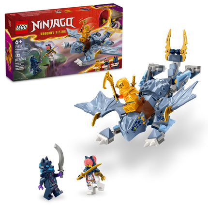 Buy LEGO NINJAGO Young Dragon Riyu Playset with 3 Ninja Minifigures for Independent Play, Buildable Ninja Toy Model in India.