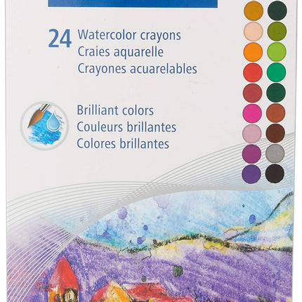 Buy Staedtler Karat Aquarell Premium Watercolor Crayons (223M24) in India India