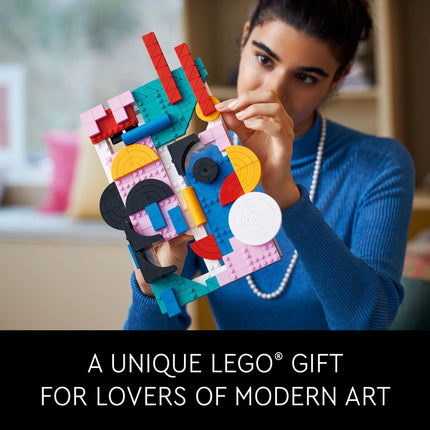 buy LEGO Art Modern Art 31210 Build & Display Home Décor Abstract Wall Art Kit in india