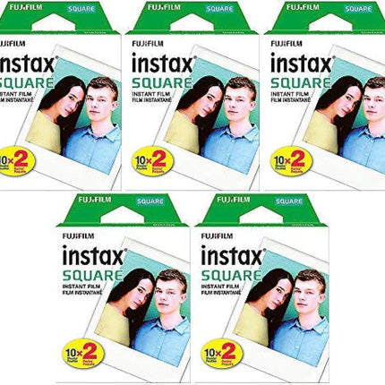 buy Fujifilm Square Instant Film 10 Pack (100 exposures) for SQ1, SQ6 & SQ10 Cameras in India