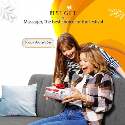 buy Neck Massager for Pain Relief Deep Tissue Neck and Shoulder Massager with Heat - Shiatsu Neck Massage for Leg, Body Muscle Pain Relief, Home, Office, Car Use - Relaxing Gift Set for Mothers and Father in India