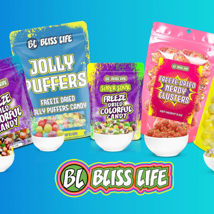 Buy Bliss Life Freeze Dried Candy Bites Variety Pack Strawberries and Cream S'mores Caramel Apple in India