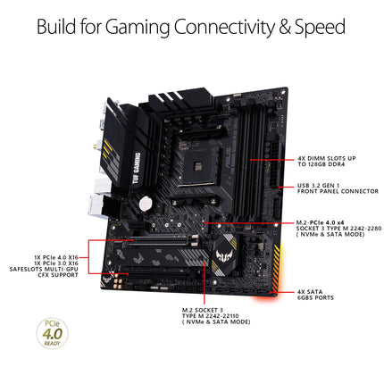 Buy ASUS TUF Gaming B550-PLUS WiFi II AMD AM4 Motherboard in India.