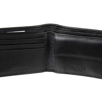 Buy Guess Men's Leather Slim Bifold Wallet, Charcoal/Black, One Size in India India