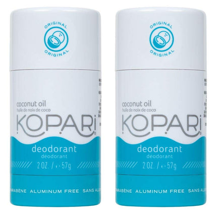 buy Kopari Aluminum Free Deodorant with Organic Coconut Oil | Original 2 Pack | Vegan, Gluten Free, Cruelty Free in India