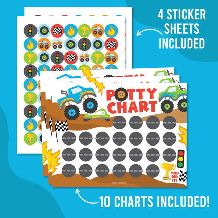 Buy Hadley Designs Truck Potty Training Chart for Toddlers Boys in India