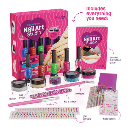 buy Nail Art Studio for Girls - Nail Polish Kit for Kids Ages 7-12 Years Old - Girl Gifts Ideas - Girls in India.