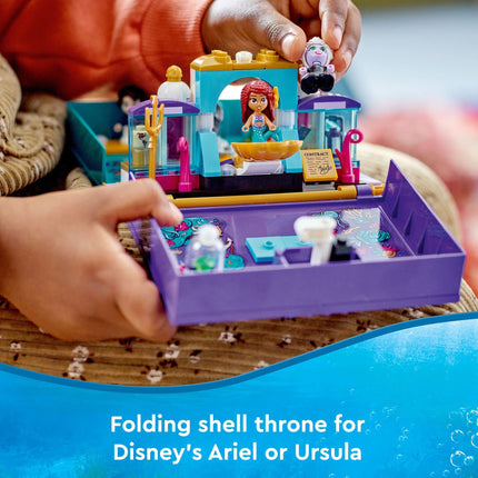 buy LEGO Disney The Little Mermaid Story Book 43213 Fun Playset with Ariel, Prince Eric, and Ursula Micro-Doll in India.