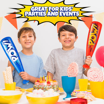 buy ArtCreativity 20 Inch Pow Inflatable Baseball Bats, (Pack of 12), Baseball Goodie Bags Favors & Sup in India