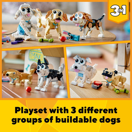 buy LEGO Creator 3 in 1 Adorable Dogs Building Toy Set in India