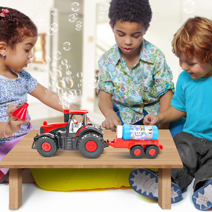 Buy ArtCreativity Bump & Go Bubble Blowing Farm Tractor Toy Truck with Lights & Sounds, and Action in India