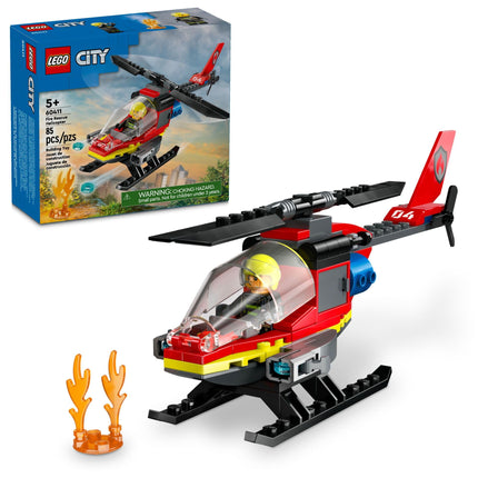 Buy LEGO City Fire Rescue Helicopter Toy, Building Set with Firefighter Minifigure Pilot Toy, Fun Gift in India.