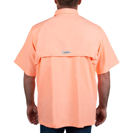 Buy HABIT Menâ€™s Fourche Mountain Short Sleeve River Guide Fishing Shirt, Spiked Peach, Extra Large in India