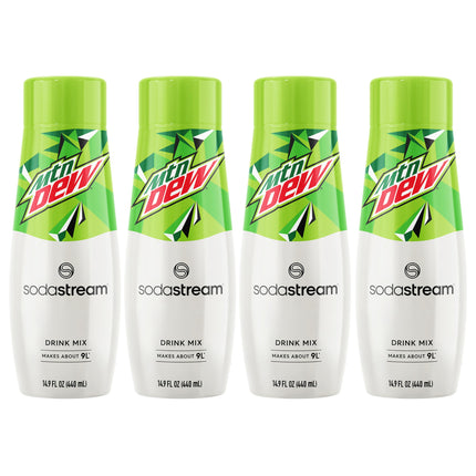 Buy SodaStream Mountain Dew Soda Drink Mix, 14.9 Fl oz. (4 Pack) in India