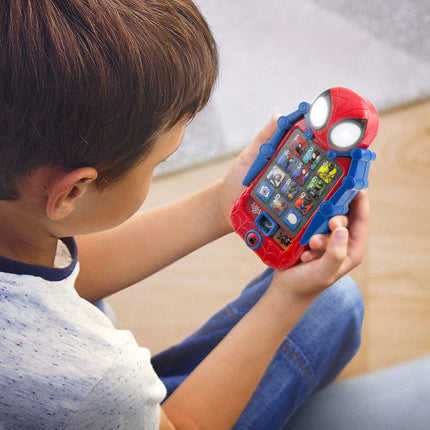 buy eKids Spidey and His Amazing Friends Toy Phone for Toddler with Built-in Preschool Learning Games in India