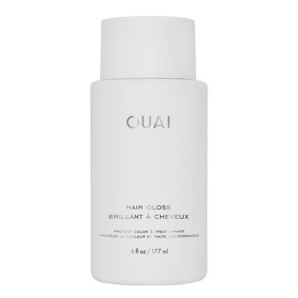 OUAI Hair Gloss - In-Shower Shiny Hair Treatment with Frizz Control - Heat Protectant Hair Glaze Infused with Hyaluronic Acid, Rice Water + Panthenol - Paraben, Phthalate & Sulfate Free (6 Oz)
