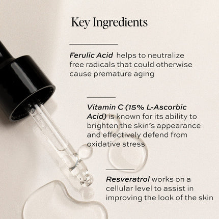 DIME Beauty Hyper Glow Serum, 15% Vitamin C Face Serum for Brightening Dull Skin, Dark Spot Corrector Serum, 1 oz / 30 ml