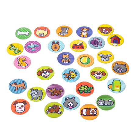 Melissa & Doug Sticker Wow!™ 300+ Refill Stickers for Sticker Stamper Arts and Crafts Fidget Toy Collectibles – Dog Pets Theme, Assorted (Stickers Only) Removable Stickers for Girls and Boys 3+